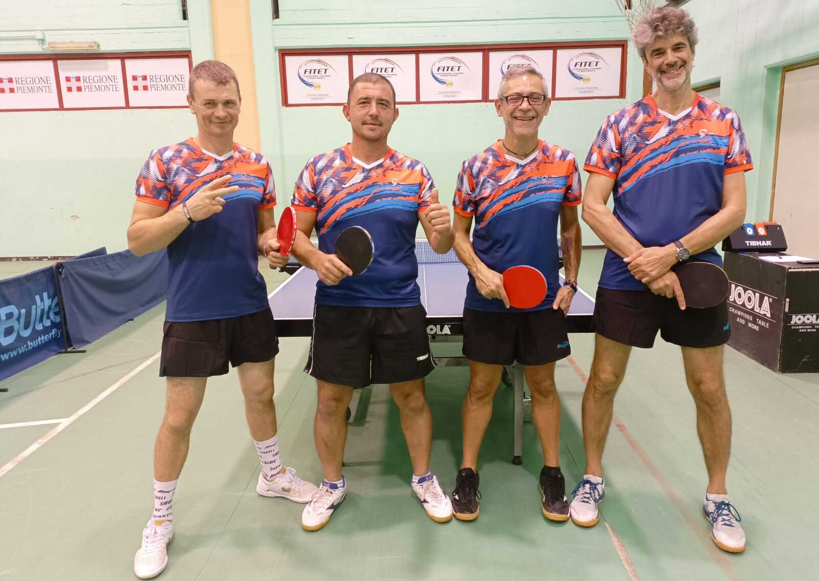 Tennis Tavolo Torino squadra di serie D1 Maschile